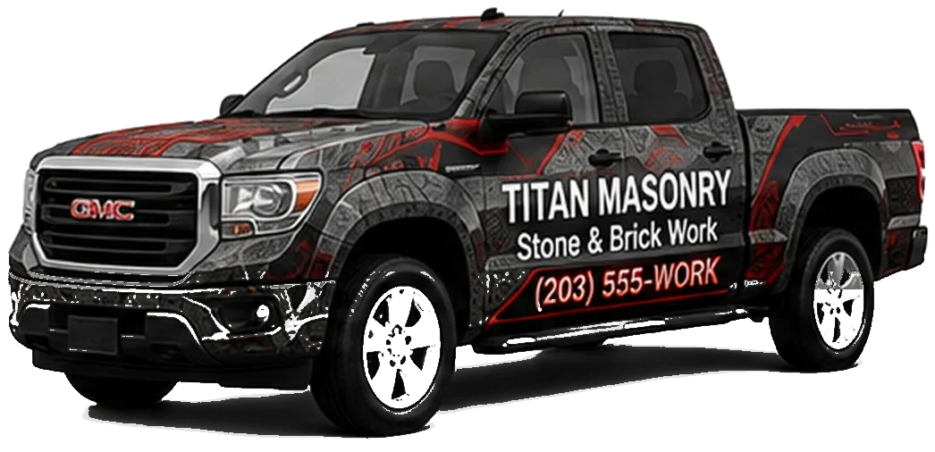 Titan Masonry wrapped pickup